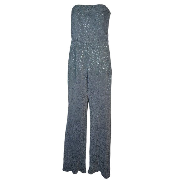 Wild Fable Womens Strapless Sequined Jumpsuit - Picture 1 of 12